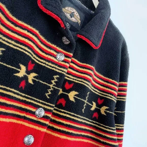 ⚡️SOLD⚡️ vintage county clothing co. fleece rancher jacket - Picture 2 of 4